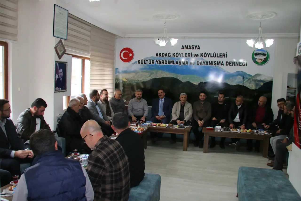 Amasya’da Haluk İpek’ten Dernek Ziyareti! 2