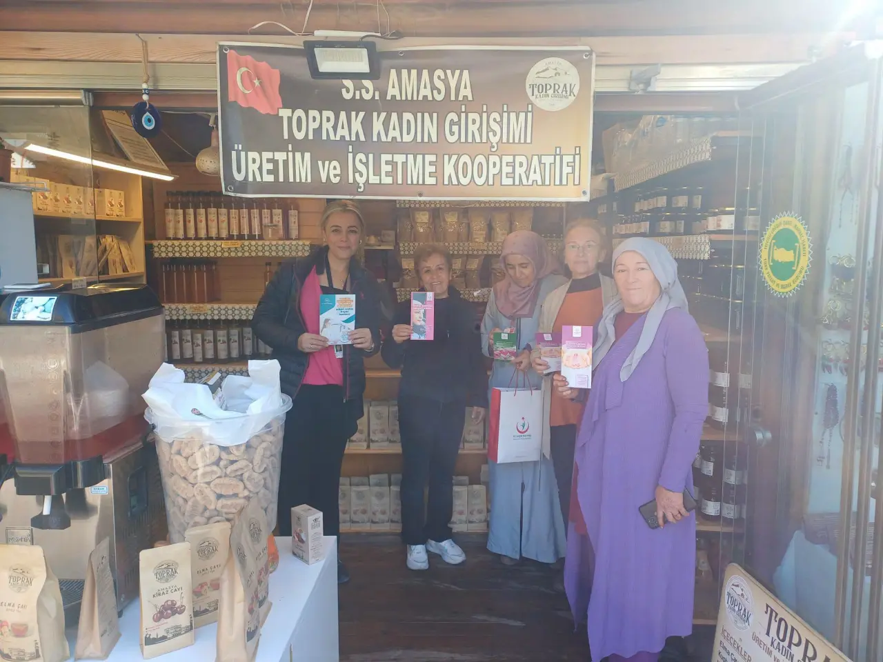 Amasya’da Kadın Üreticilere Meme Kanseri Farkındalık Bilgilendirmesi 1