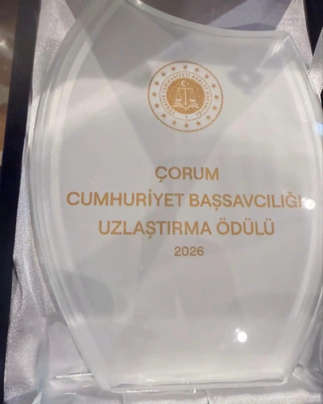 Çorum’a Adalet Bakanı’ndan Takdirname! 1