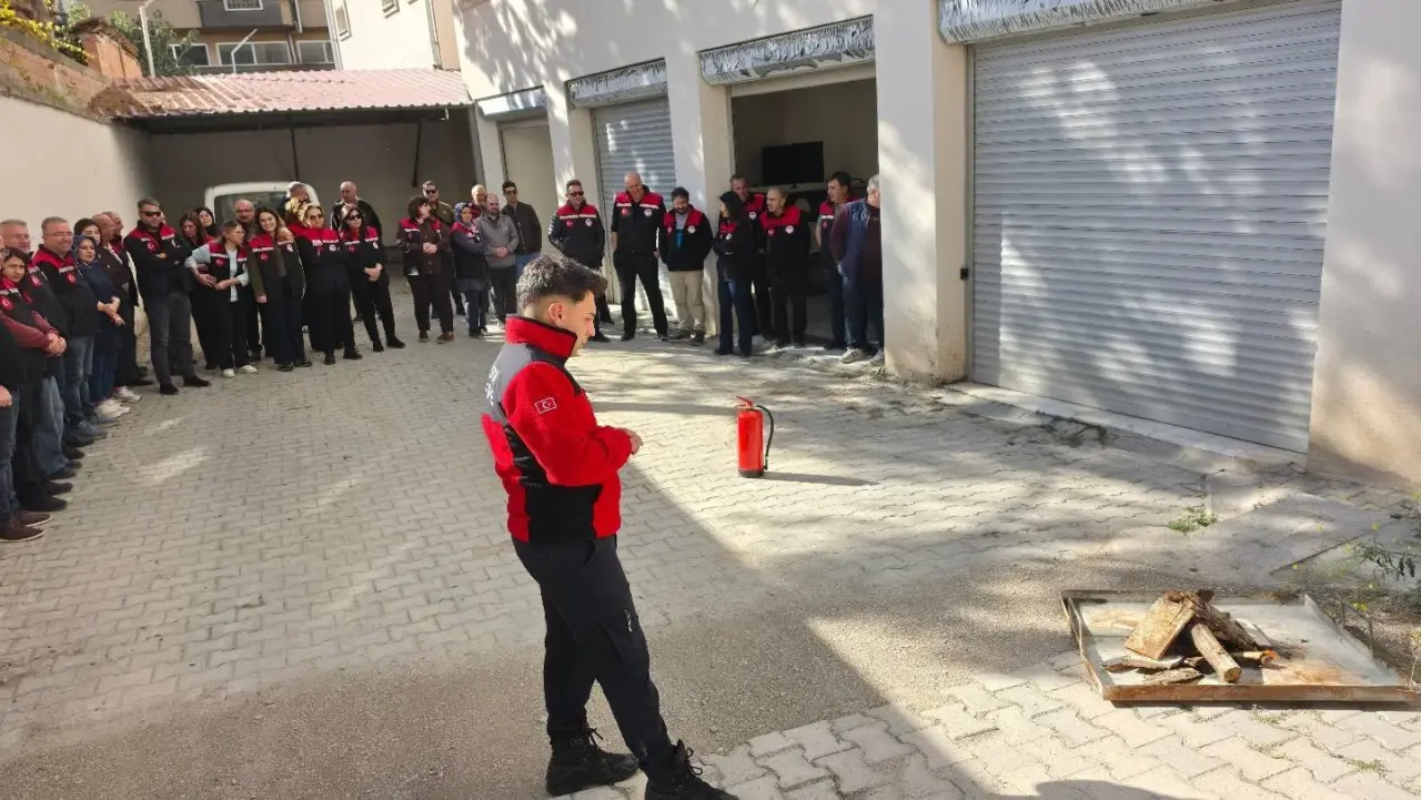İtfaiyeden Tarım Personeline Eğitim! 2
