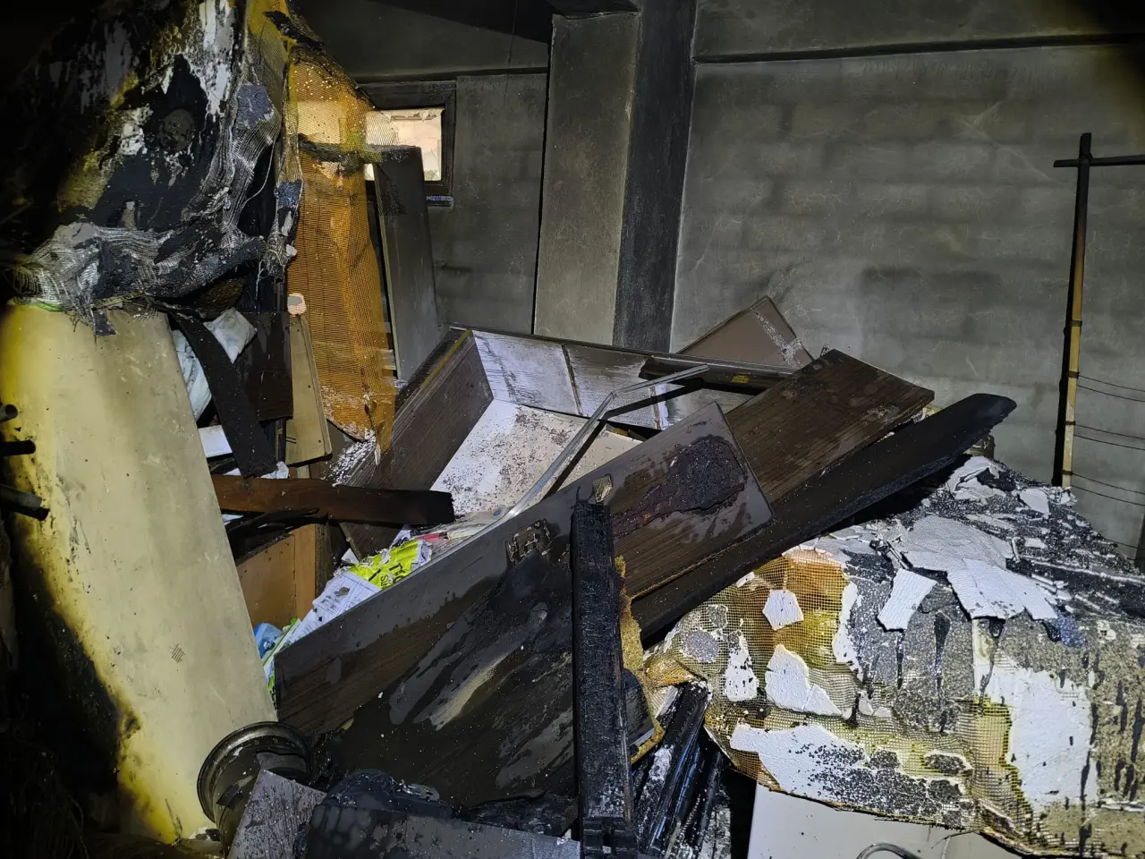 Merzifon’da Apartman Yangını! 2