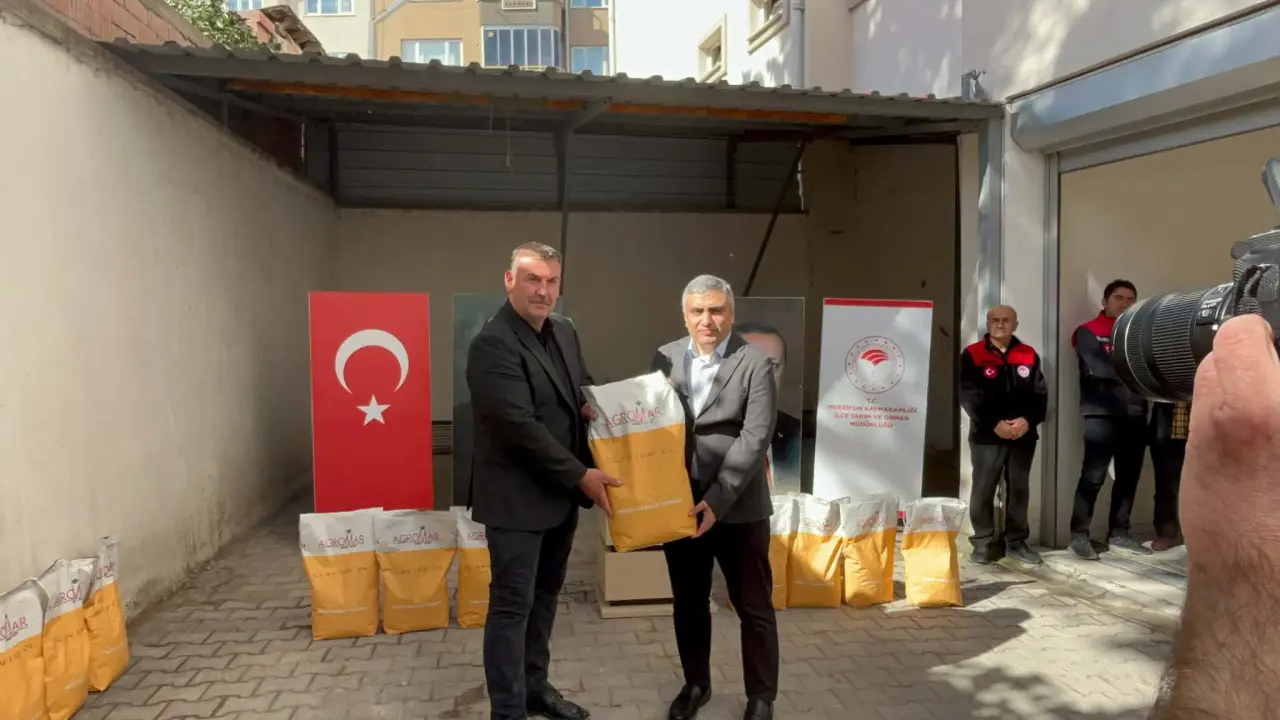 Merzifon’da Üreticiye Tohum Desteği! 2