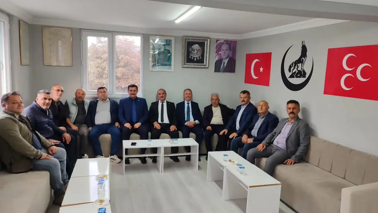 MHP Merzifon’dan Gümüşhacıköy’e Teşkilat Ziyareti! 1