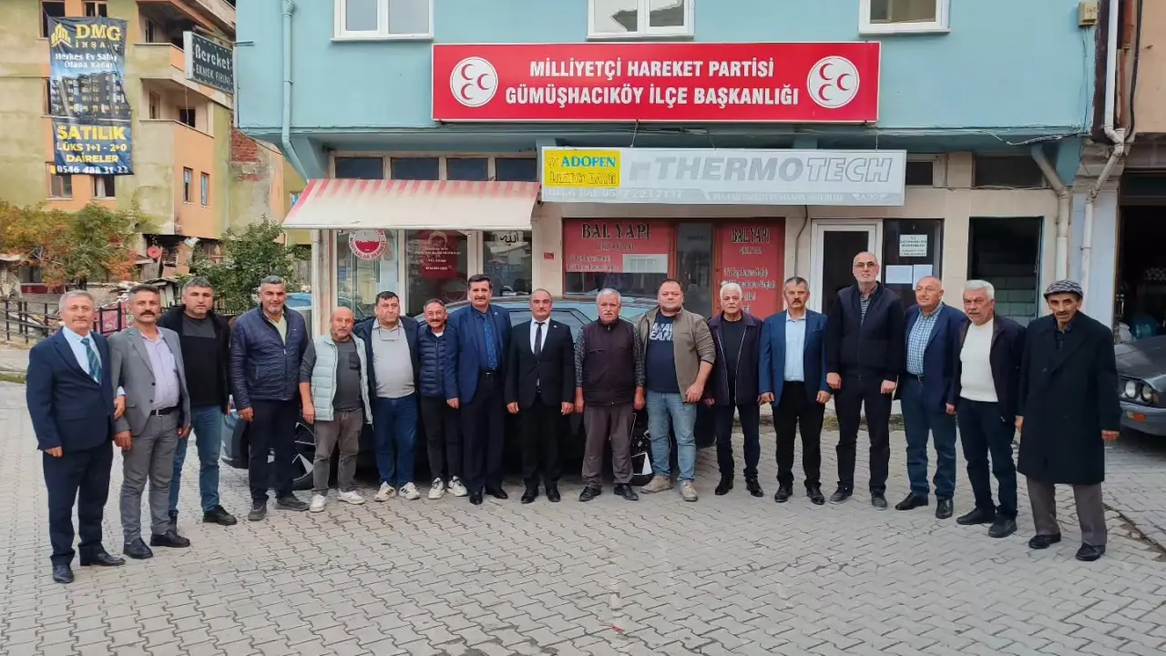 MHP Merzifon’dan Gümüşhacıköy’e Teşkilat Ziyareti! 4