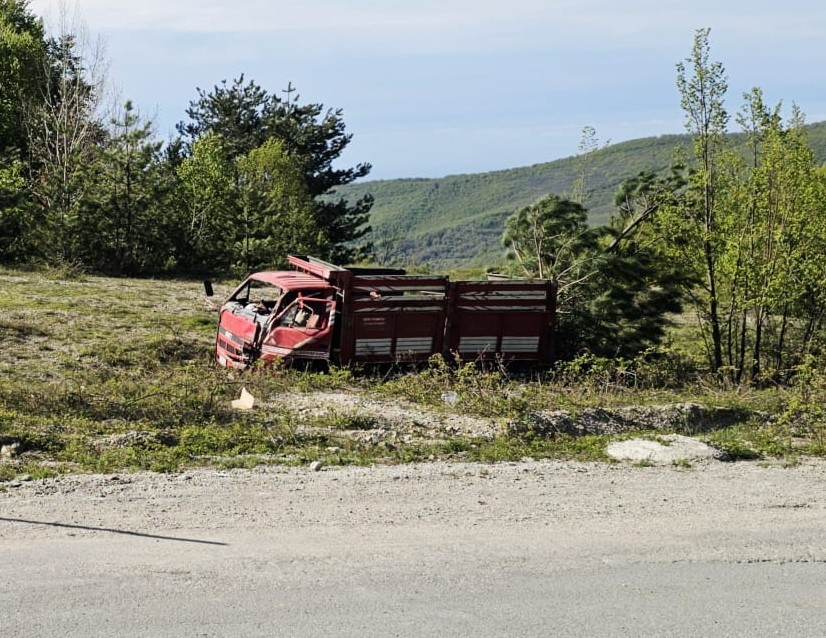 freni-bosalan-kamyon-baska-bir-kamyona-carpti-1-yarali