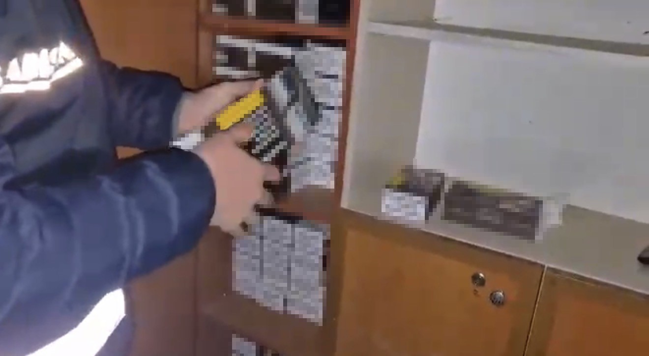 samsunda-kacak-makaron-operasyonu