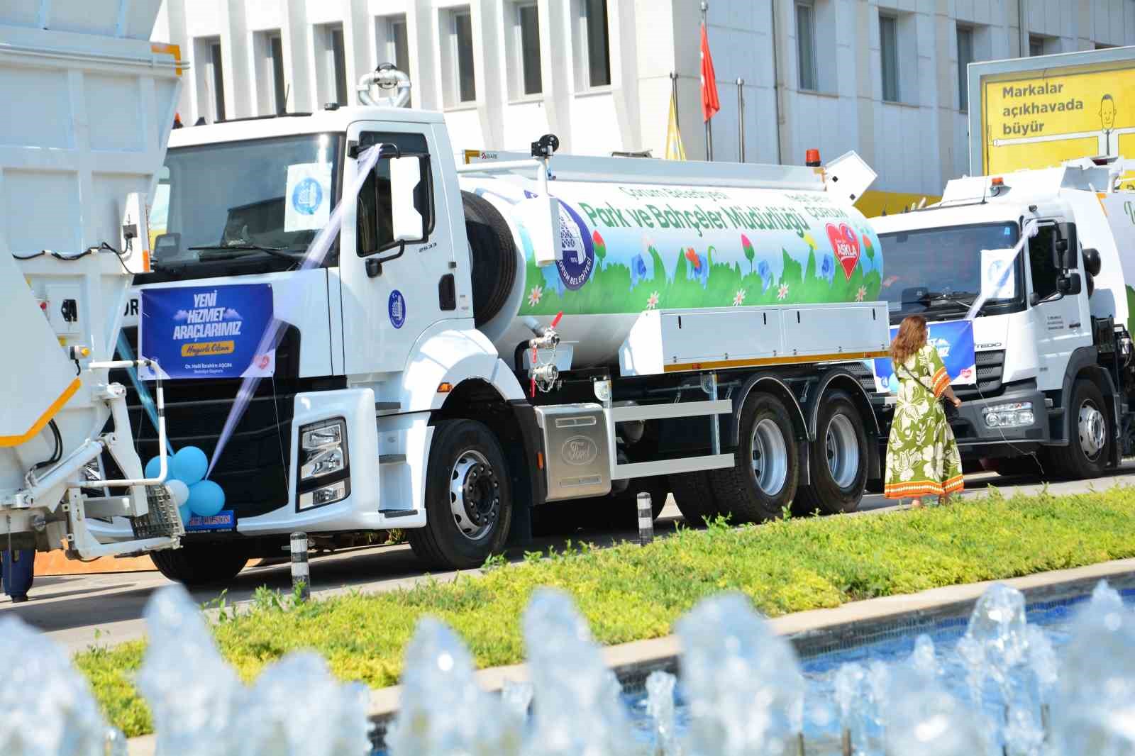 corum-belediyesi-83-milyon-liralik-yeni-arac-filosunu-hizmete-aldi