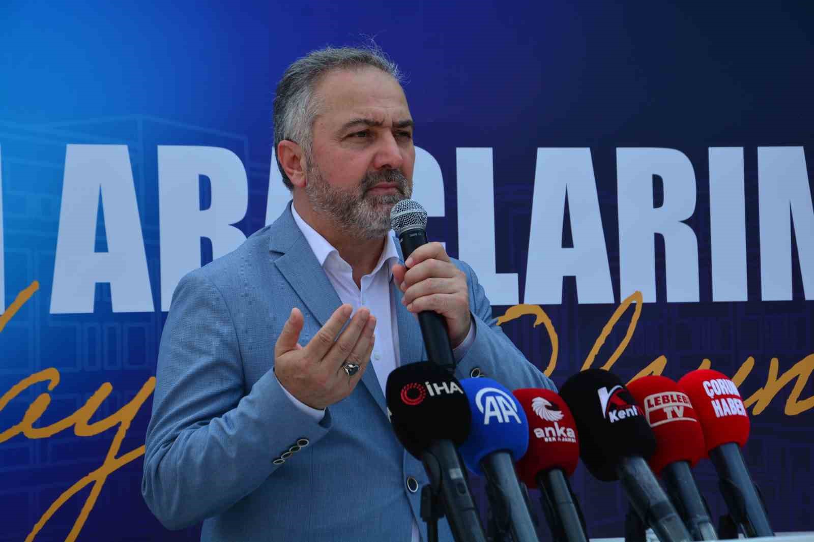 corum-belediyesi-83-milyon-liralik-yeni-arac-filosunu-hizmete-aldi