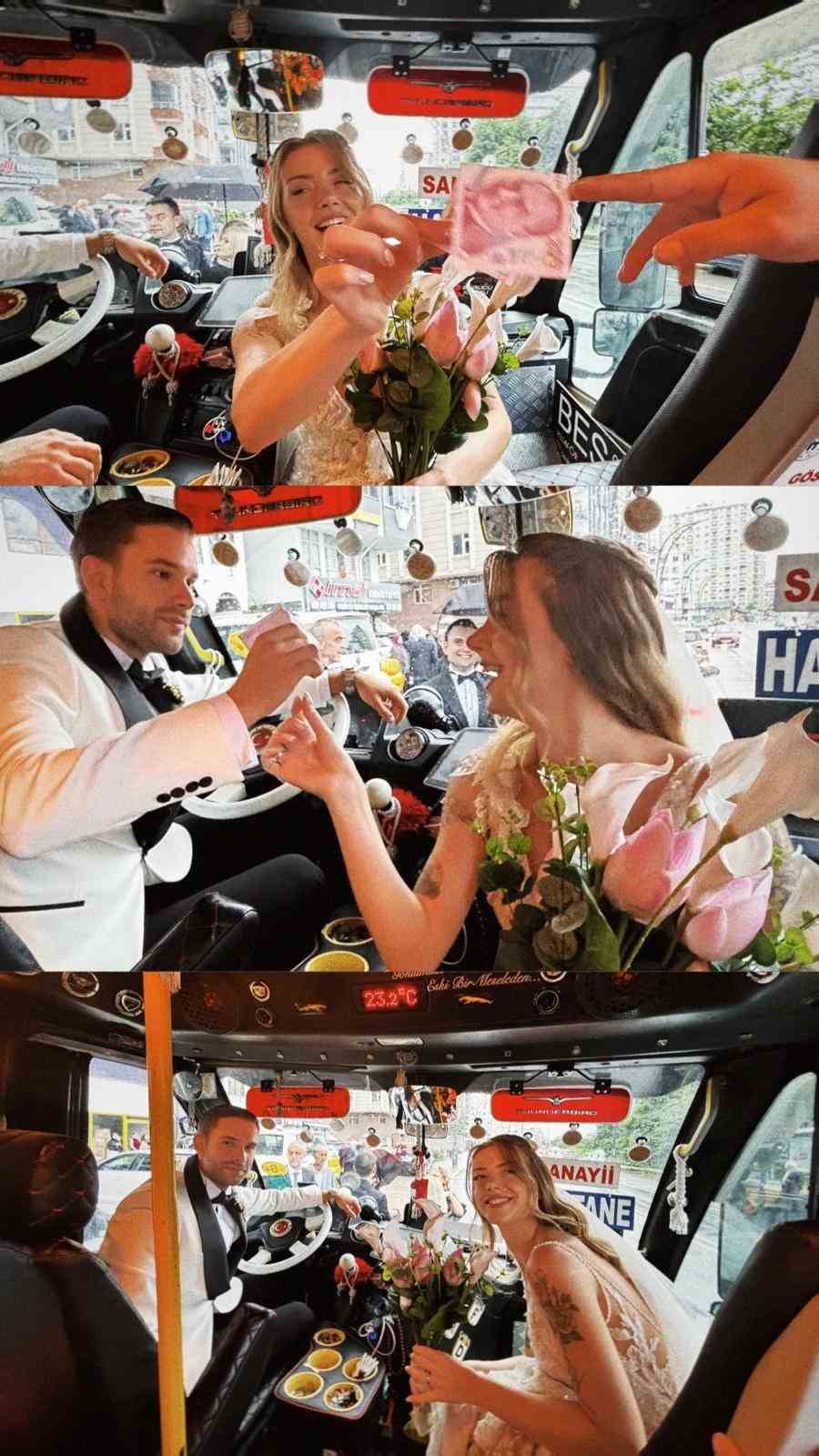 rizede-gelin-damat-sehir-ici-minibusle-dugun-salonuna-gitti
