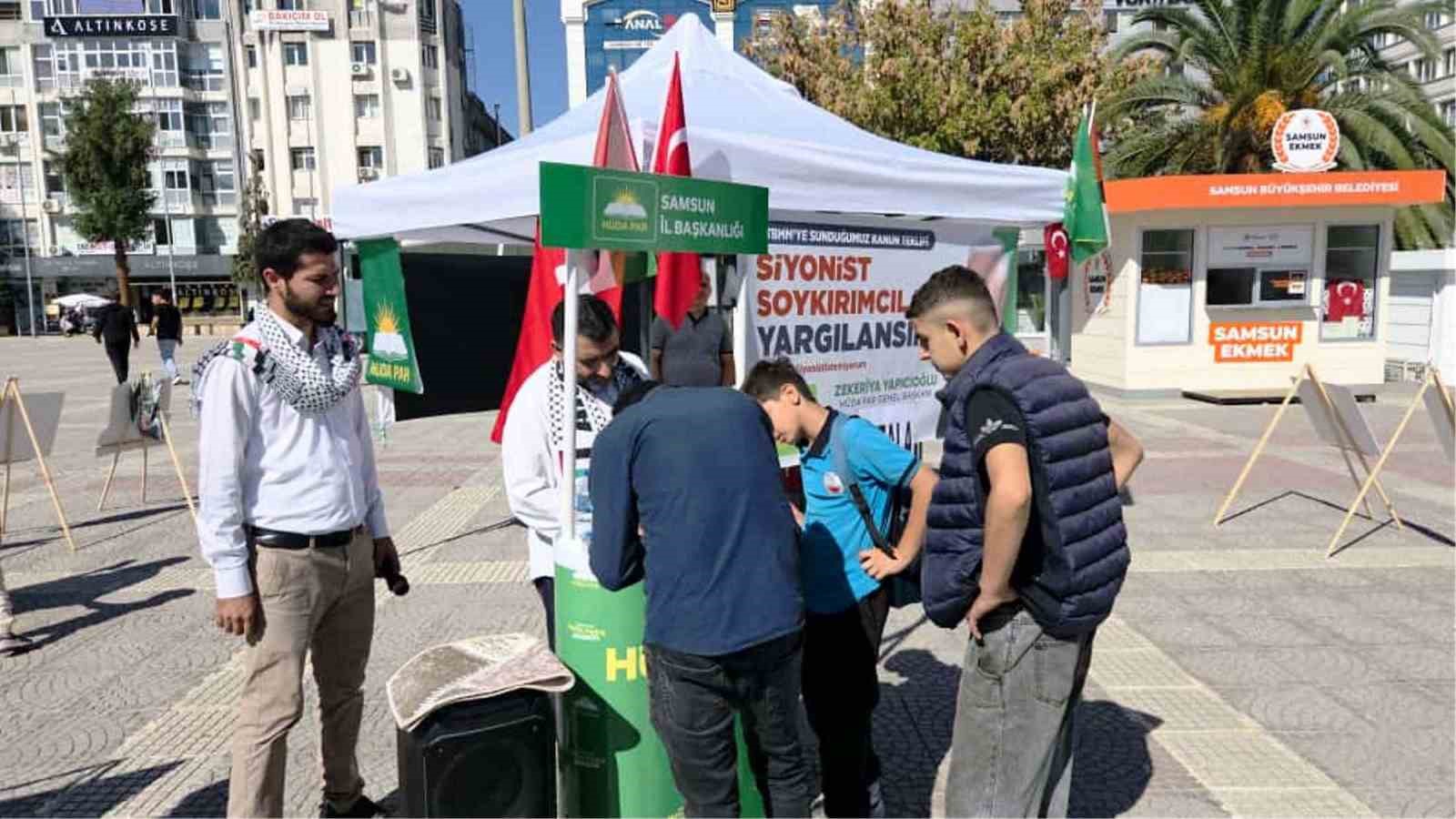 hudaparin-gazze-standinda-gerginlik-polis-kavgayi-onledi