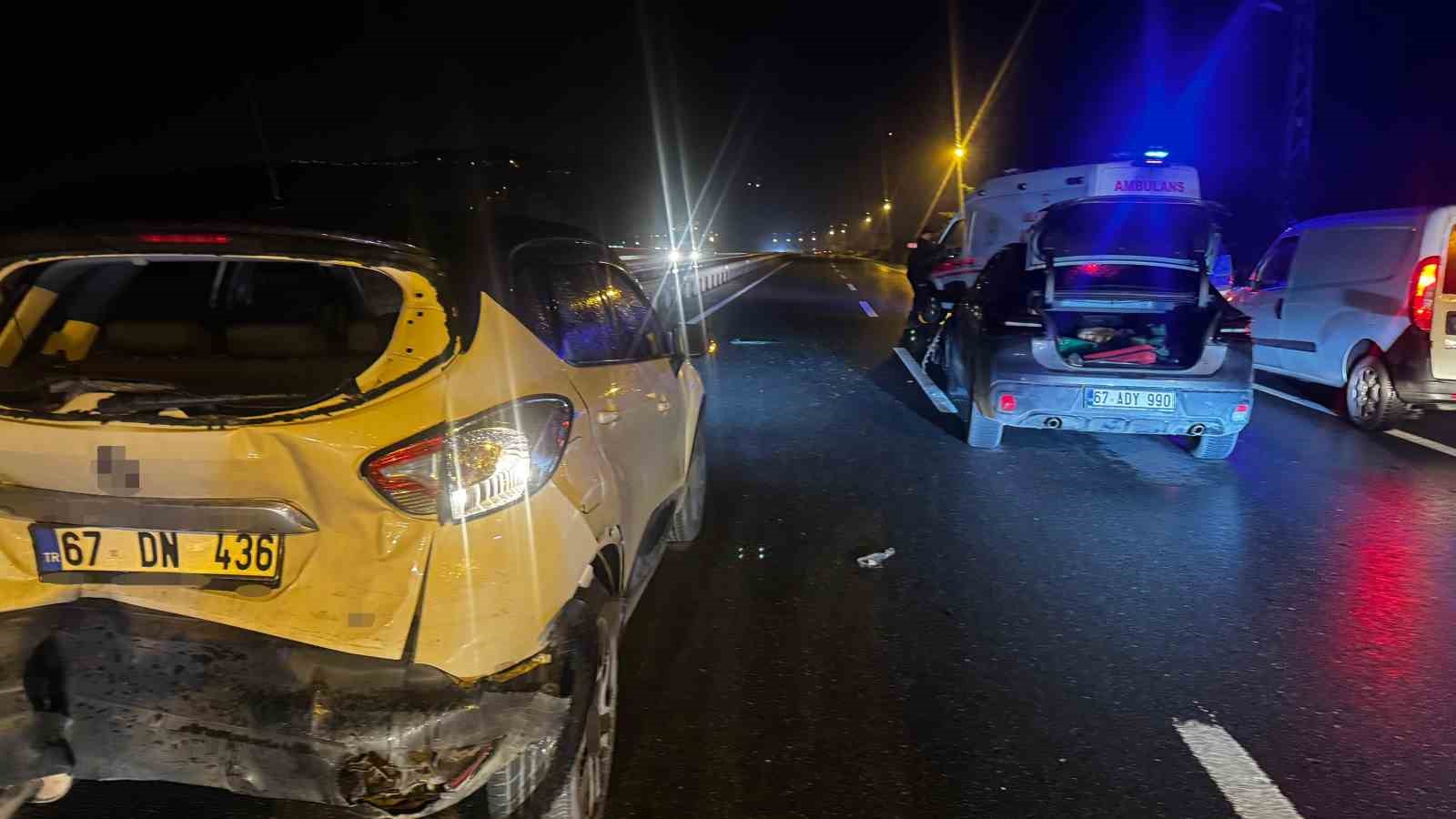 zonguldakta-tirin-lastikleri-alev-aldi-zincirleme-kaza-yasandi