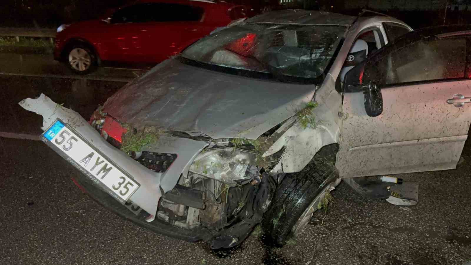 hurdaya-donen-aractan-yara-almadan-ciktilar