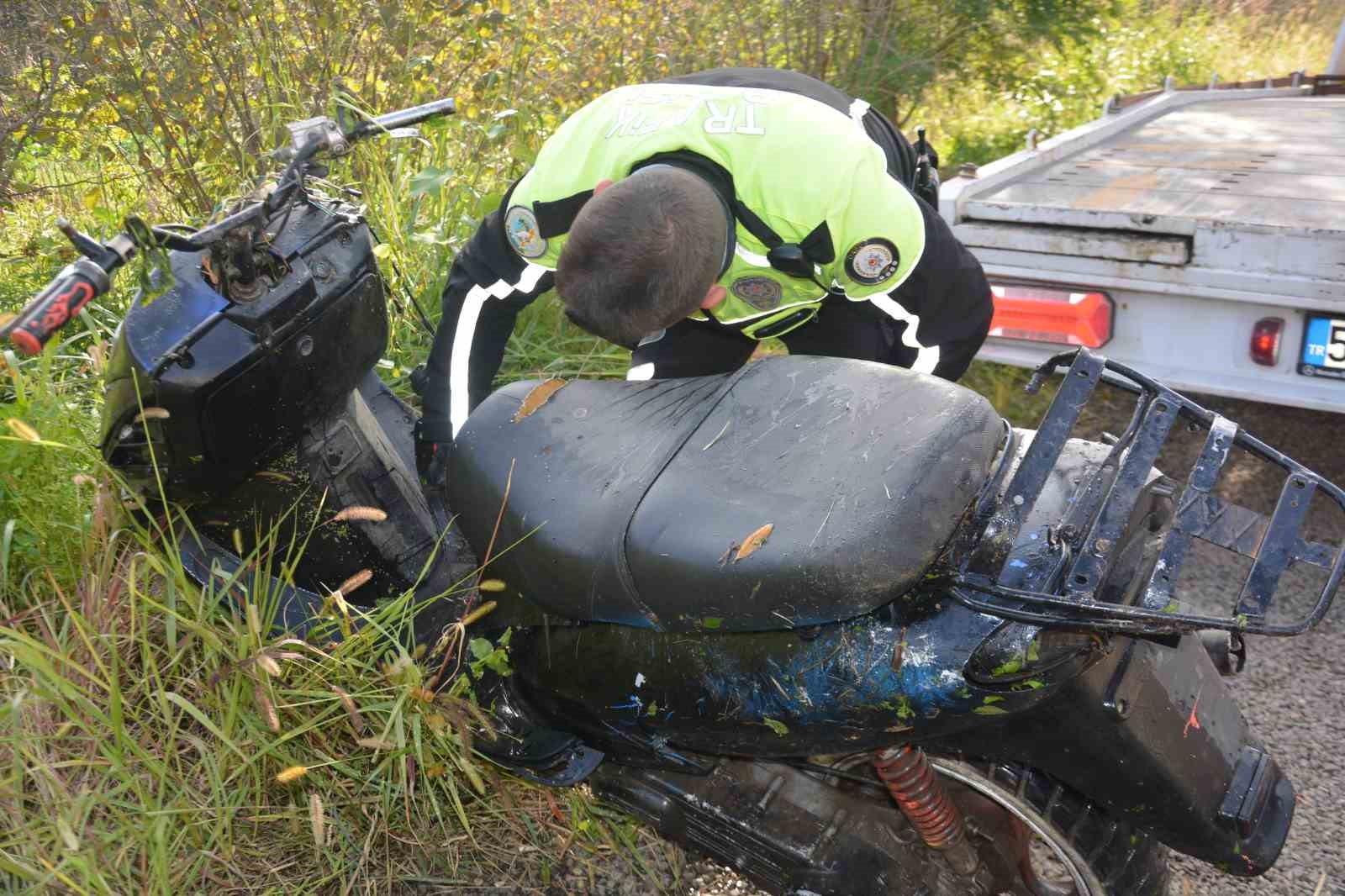 orduda-dere-yataginda-terk-edilmis-motosiklet-bulundu