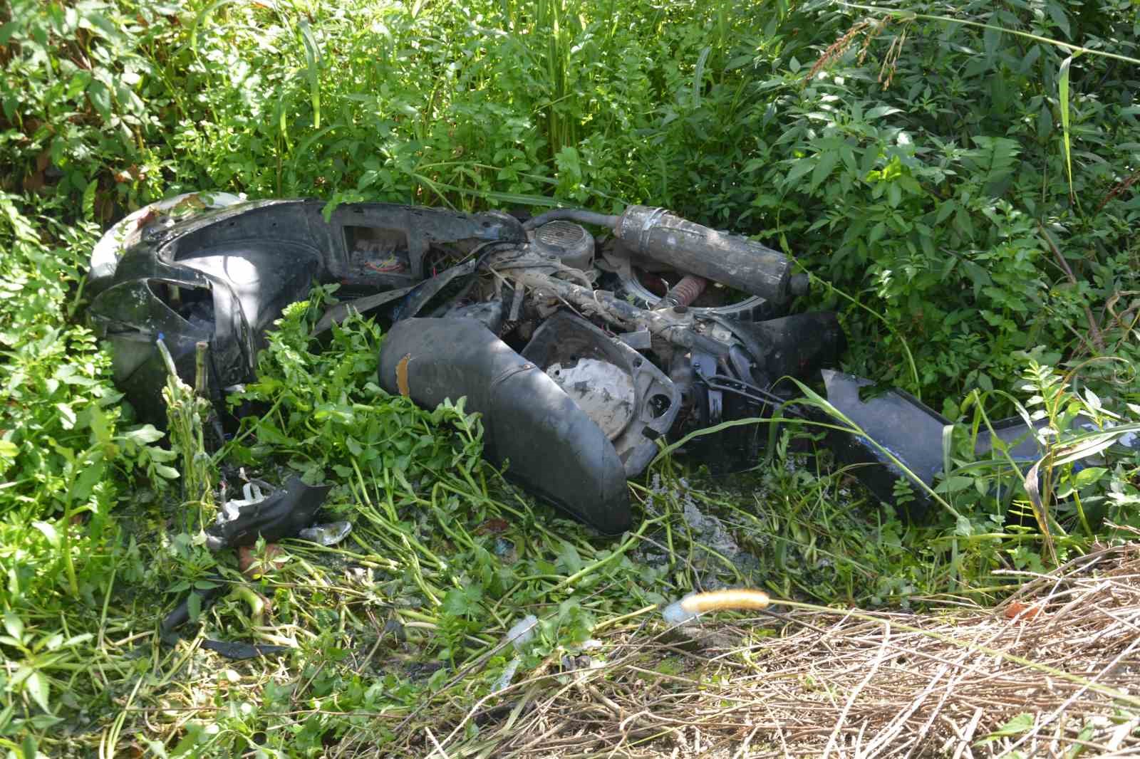 orduda-dere-yataginda-terk-edilmis-motosiklet-bulundu