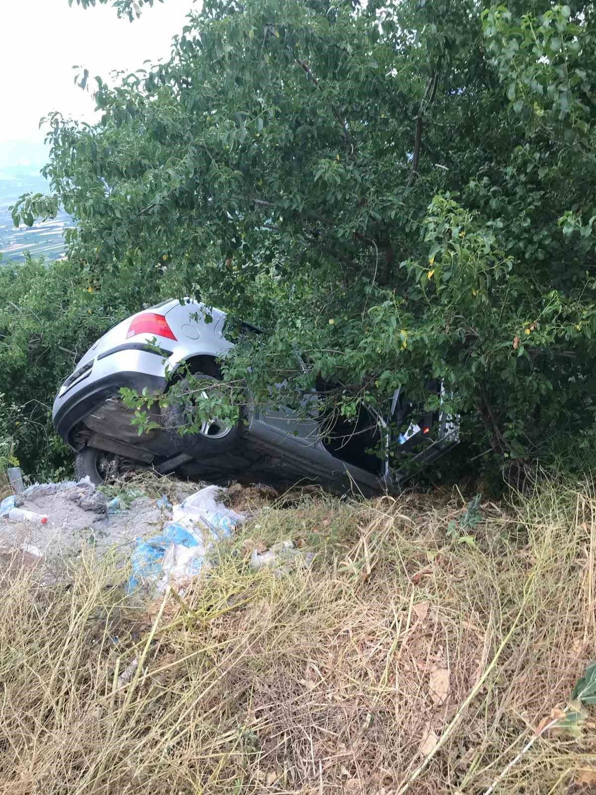 yoldan-savrulan-otomobil-agaca-carparak-durabildi