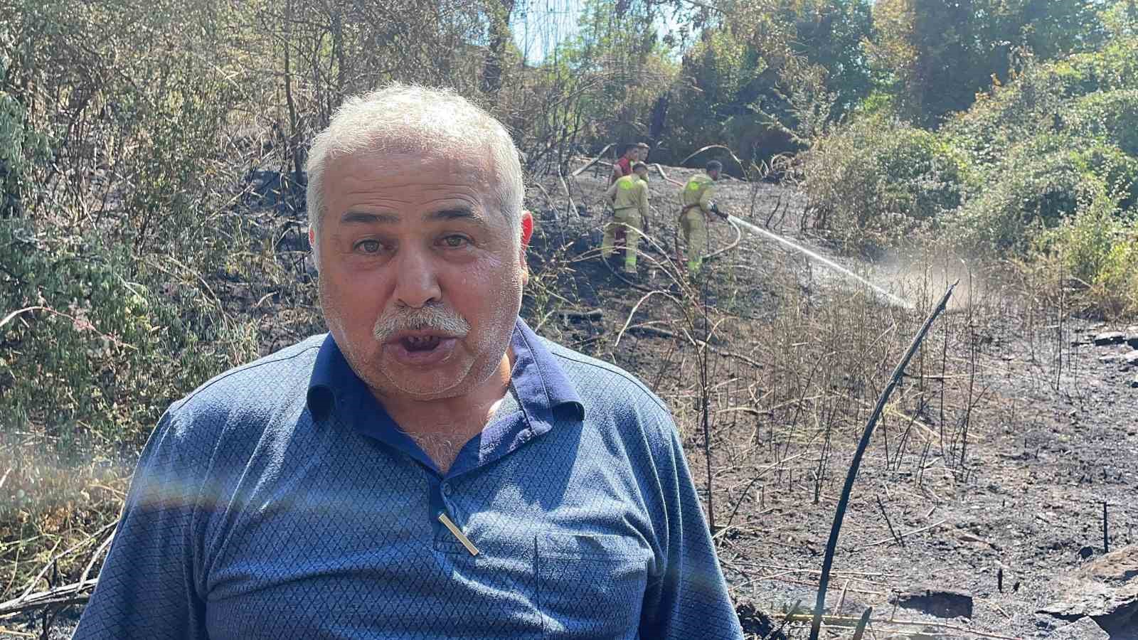 bahceye-atilan-kirik-sise-yangina-neden-oldu