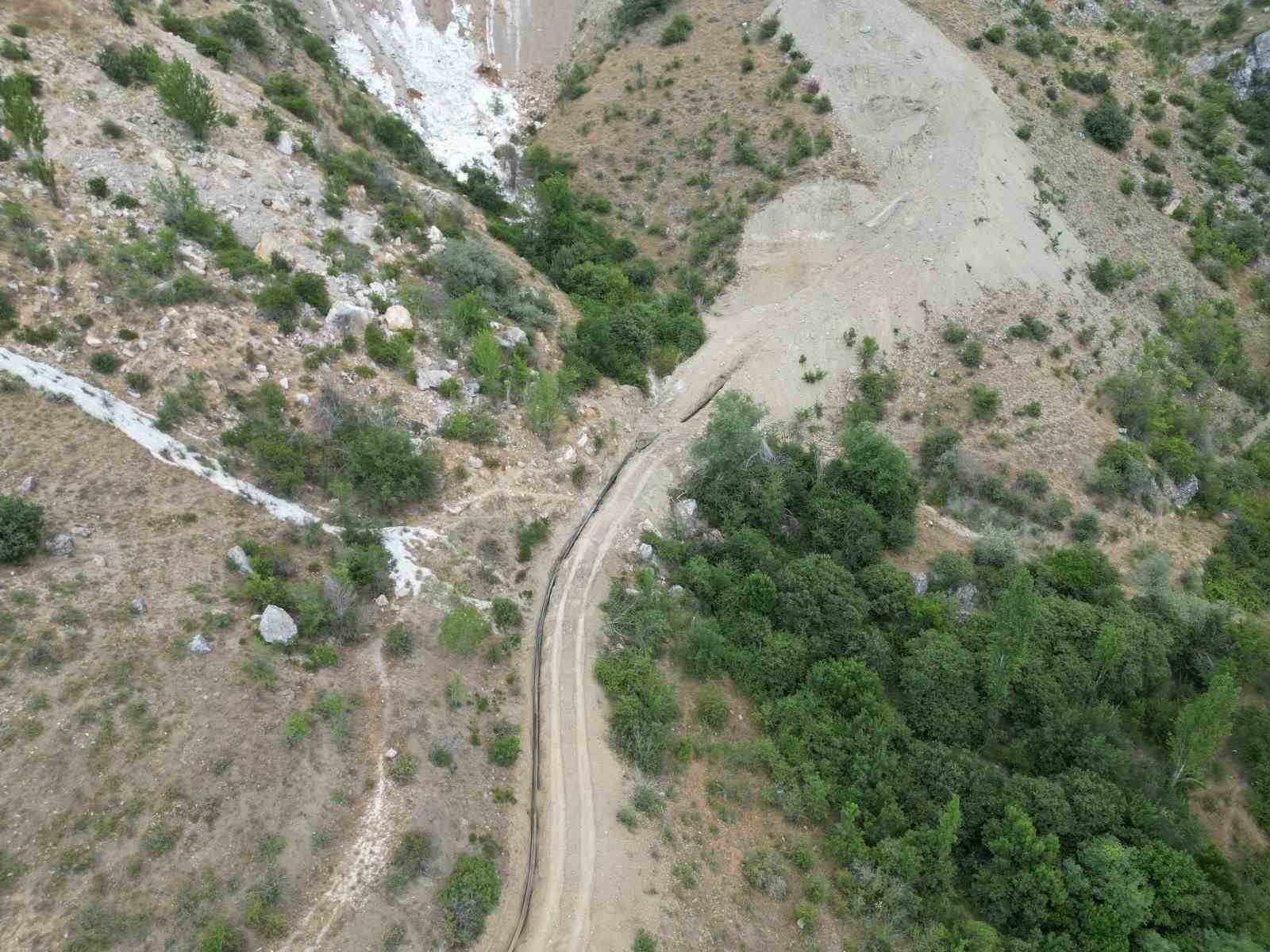 corumda-dogal-kaynak-su-hatti-yenileniyor