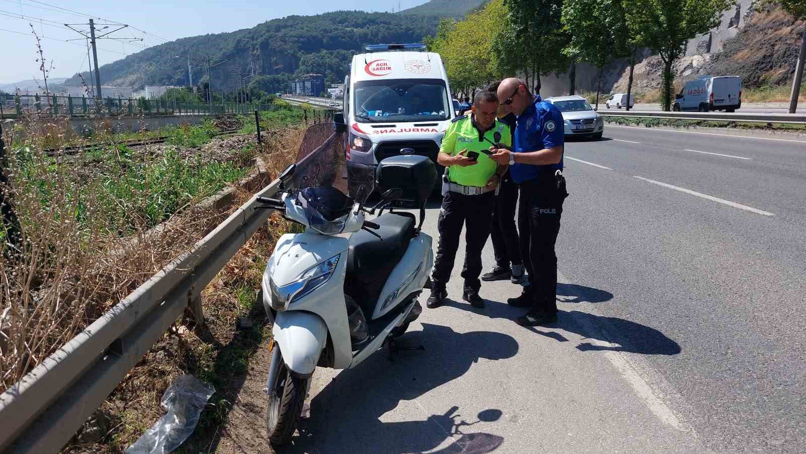samsunda-devrilen-motosikletin-surucusu-yaralandi