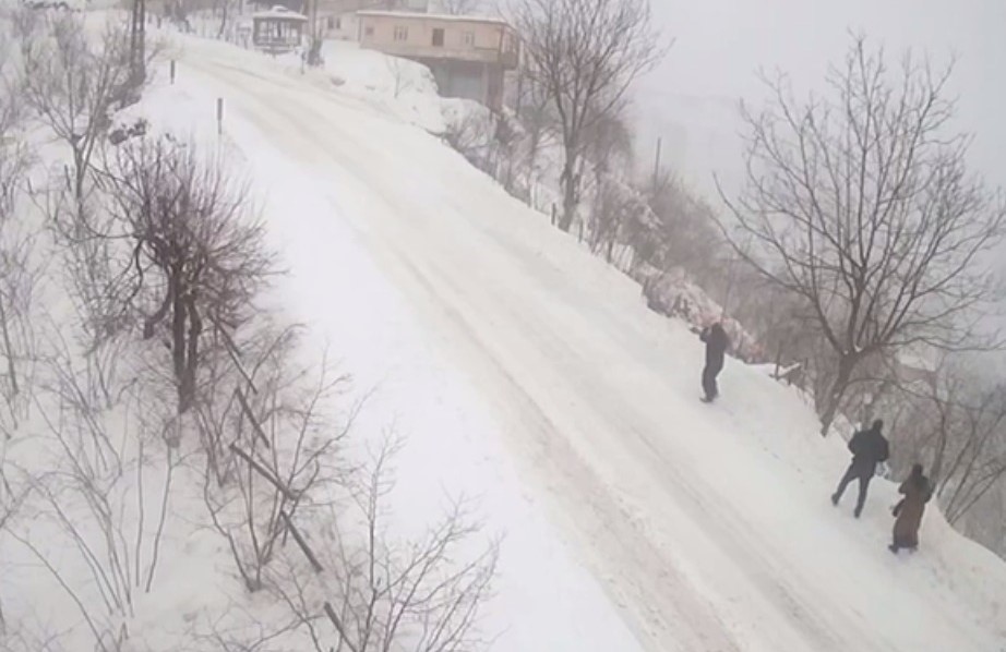 orduda-tir-600-metre-ucurumdan-yuvarlandi-kaza-ani-kamerada