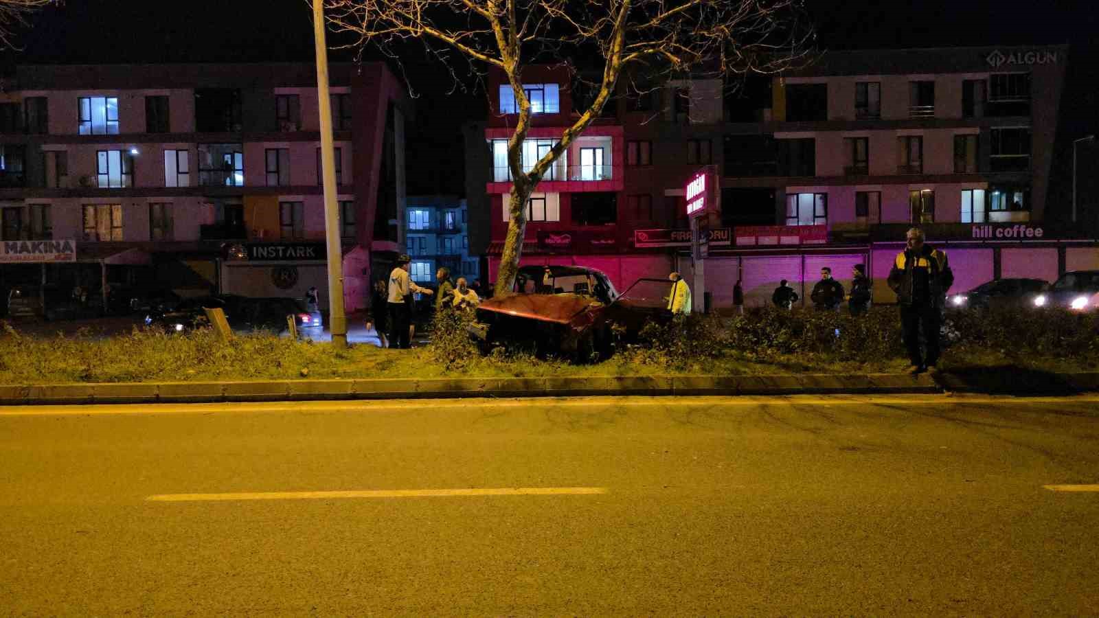 otomobil-refujdeki-agaca-carpti-1-kisi-yaralandi