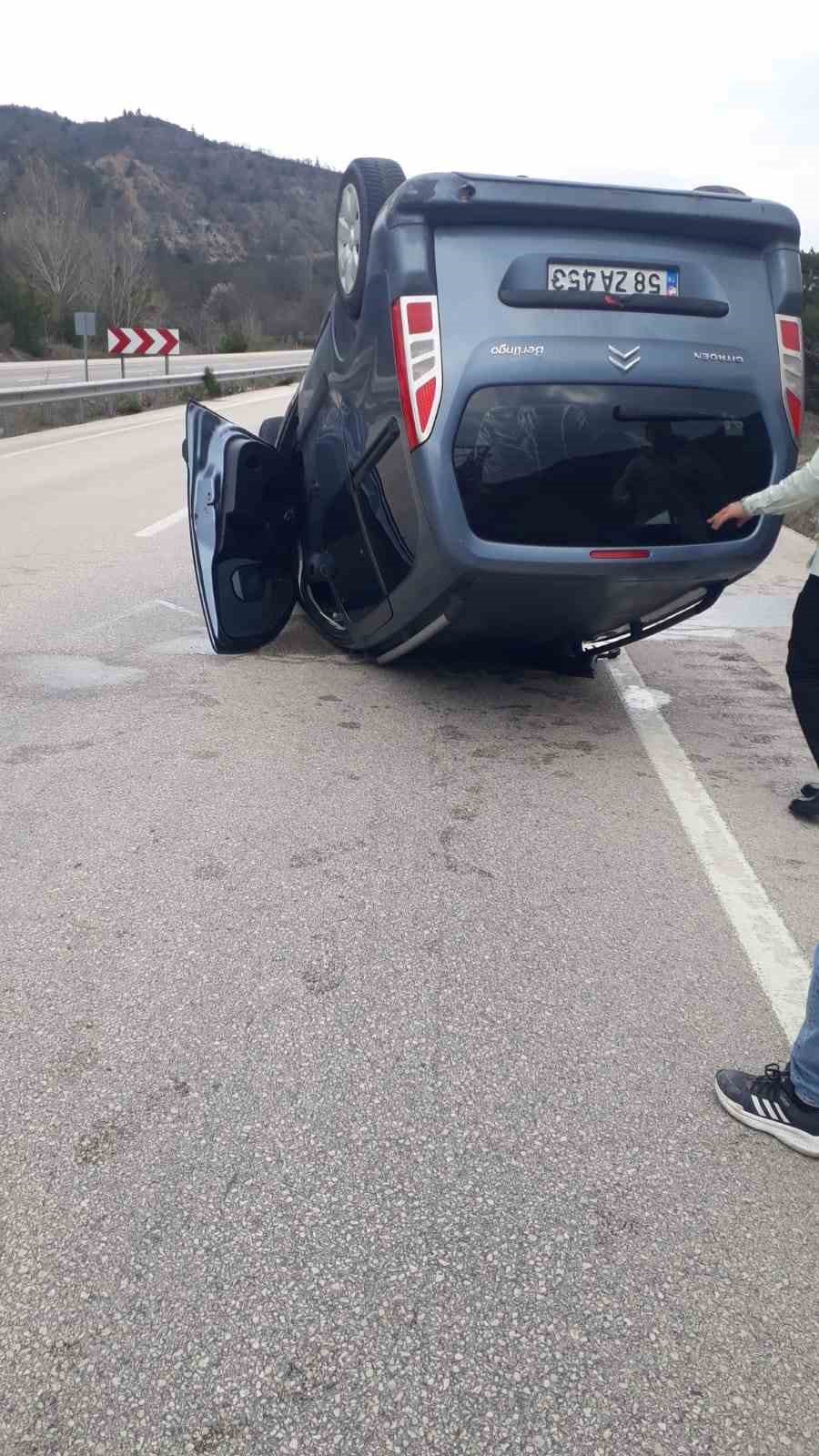 ters-donen-aractan-sag-kurtuldu